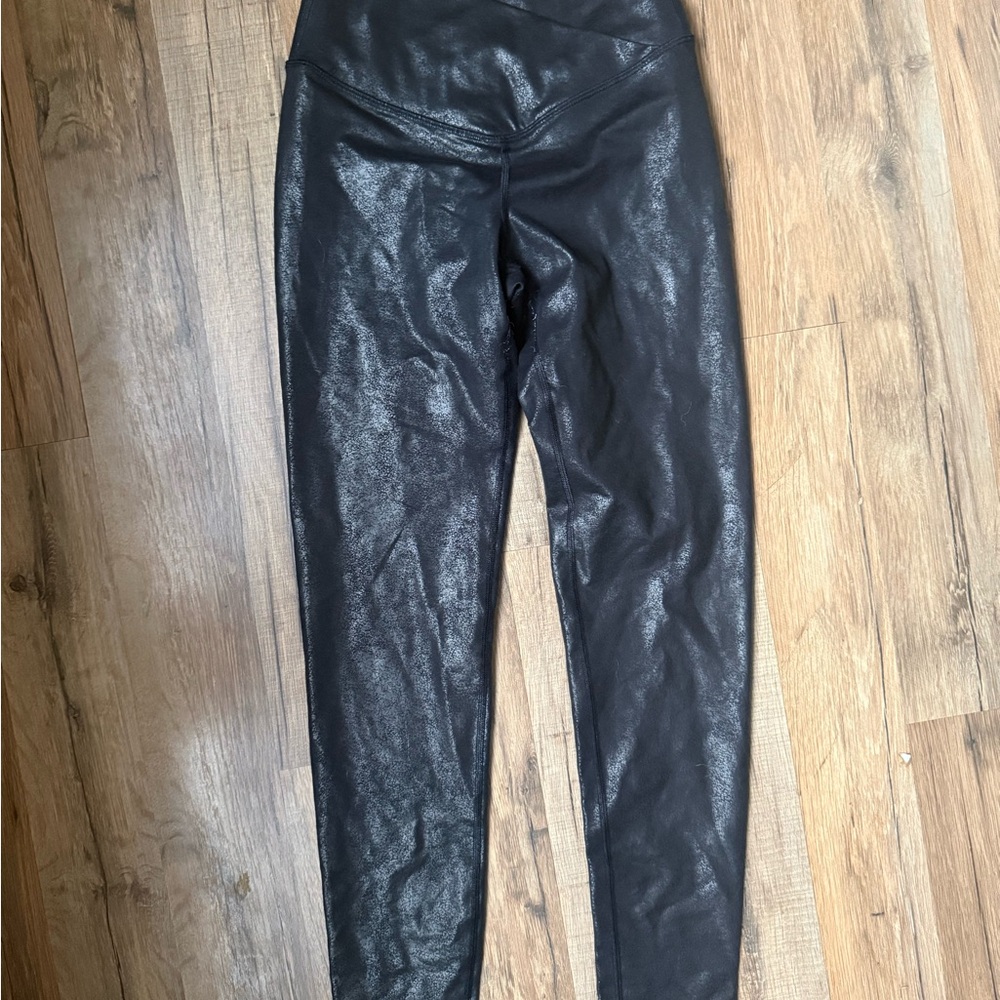 Fabletics Glossy Black Leggings